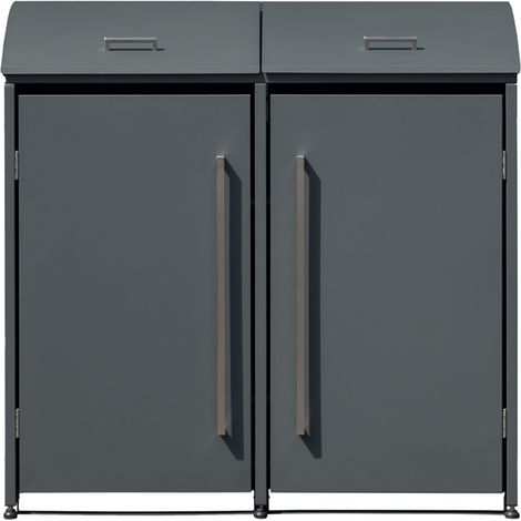 Westmann Boîte à ordures en métal Moderna 2  2x240 L 