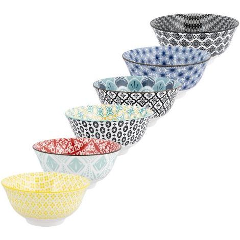 INSALATIERA 'ARABESQUE' Ø cm. 15.5 x h.7 - fantasie assortite 12 PZ