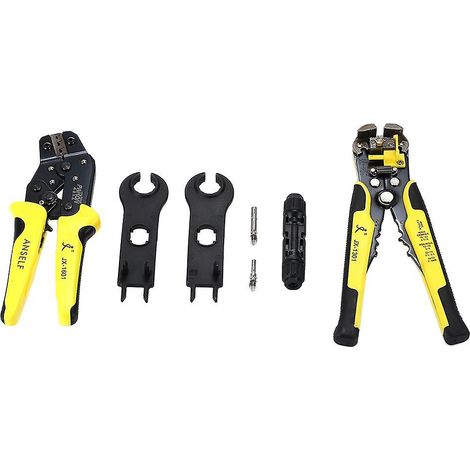 Pince à sertir professionnelle PARON pour modules solaires, 2,5–6 mm², 14–10 AWG, pour câbles solaires en cuivre (1/5)