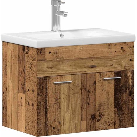 Maison Exclusive - Mobile da Bagno con porta Legno vecchio 60 x 38,5 x 46 cm