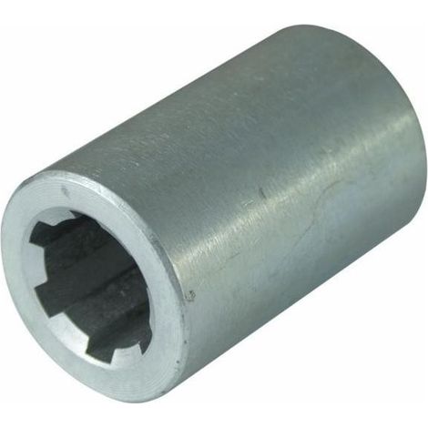 Douille cannelée 21x25x5 mm – Prise de force Z6 L 60 – 6 cannelures – Adaptable PASQUALI VALPADANA – Norme CE