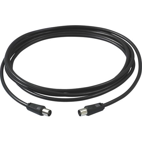 VIMAR - 0P32420 Cable alargador de TV de 2 m, macho-hembra, negro