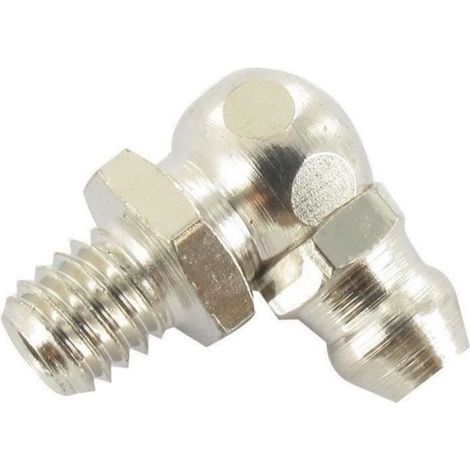 Graisseur 90° à pas métrique M6 x 1 (1/4)