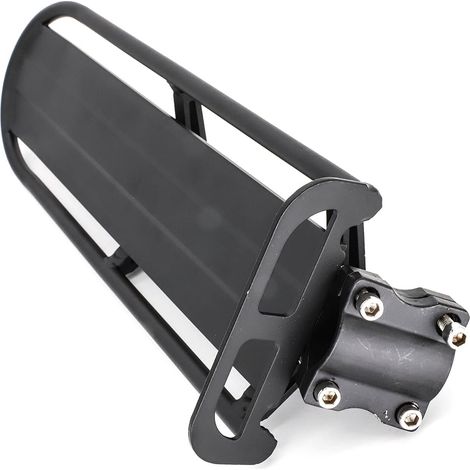 Porte-bagages vélo arrière en aluminium, réglable, support siège pour bicyclette, charge max 10 kg, kit complet. (1/3)
