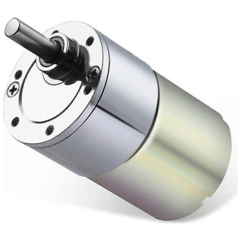 12-V-Gleichstrom-Getriebemotor, 100 U/min, hohes Drehmoment, Mini-Elektro-Drehzahlminderer (1/5)