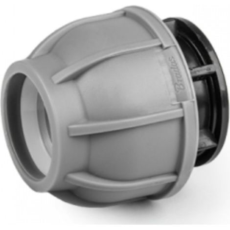 Endkappe für PE Rohre Verschraubung 40mm PN10 BRADAS 7339 (1/5)