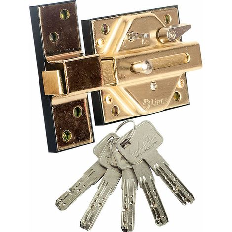 Cerrojo de seguridad reforzado antibumping 7930R Lince LatonadoLatonado (1/5)