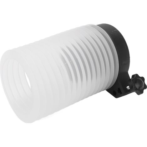 Bol collecteur de poussière pour perceuse, couvercle de marteau électrique de grande capacité blanc pour le perçage