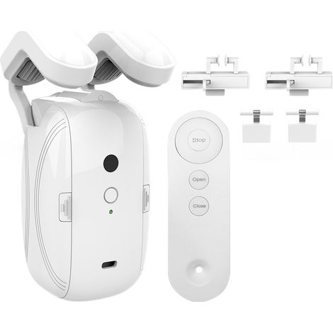 Moteur de rideau automatique, moteur de rideau électronique, moteur de rideau intelligent (télécommande simple, 3-en-1) (1/5)