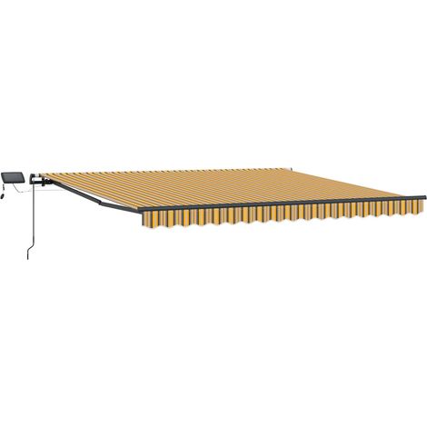 Maison Exclusive - Ausziehbare Markise Mehrfarbig 450 x 350 cm St (1/5)