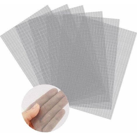 Pcs Insect Screen Mesh, Fine Stainless Steel Wire Mesh, Rust-Resistant, Small Mesh, Corrosion-Resistant, Garden Mesh for Gutter Filters - 30x20cm (1/5)