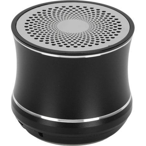 Mini enceinte Bluetooth étanche IP67, connexion automatique, portable et sans fil avec radiateur de basses pour salle de bain, vélo, voiture, noire (1/4)