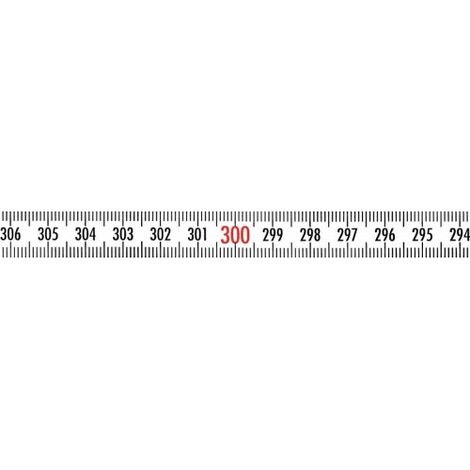 CINTA METRICA DE ACERO ADHESIVA INVERTIDA 1000x13x0,2 MM - ACHA