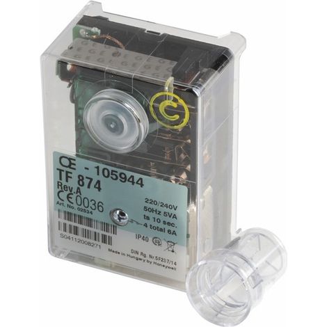De Dietrich – Boite de contrôle de chaudière Remeha Steuergerät TF874 – Poids 0,186 kg – Référence 97906701 – Compatible avec modèles Remeha