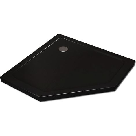 50 mm Duschtasse für POLIGO 100 x 100 (schwarz) (1/2)