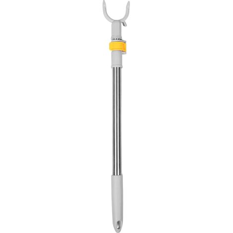 Barre De Penderie Réglable En Acier Inoxydable Tringle Télescopique Montée Au Plafond Pour Petits Vêtements Barre De Séchage Compacte Pour Usage Domestique (1/5)