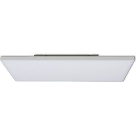 Plafonnier LED Panneau Luminaire Moderne sans Cadre 59,5 cm Métal et Plastique Blanc - PANGIVO (1/5)