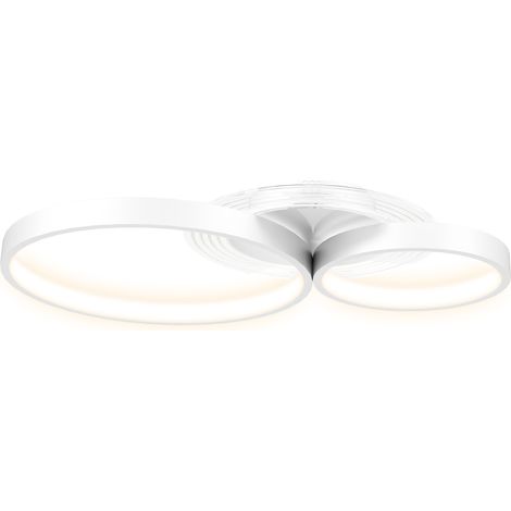 Lámpara de techo LED de 40 W, blanca, 3000 K/4000 K/6500 K, ideal para dormitorio, sala de estar, cocina y comedor. (1/5)