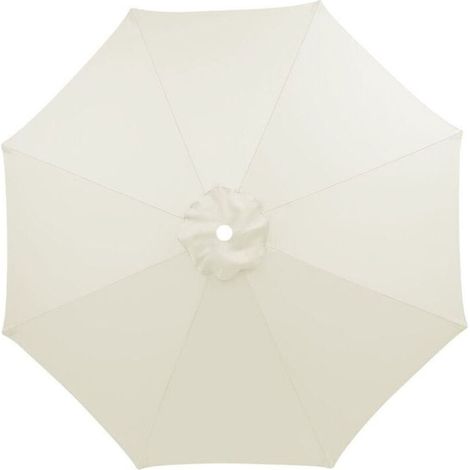 Copertura di ricambio 3M per ombrellone a 8 stecche, impermeabile, resistente ai raggi UV, lavabile, traspirante, color crema-Crezuo