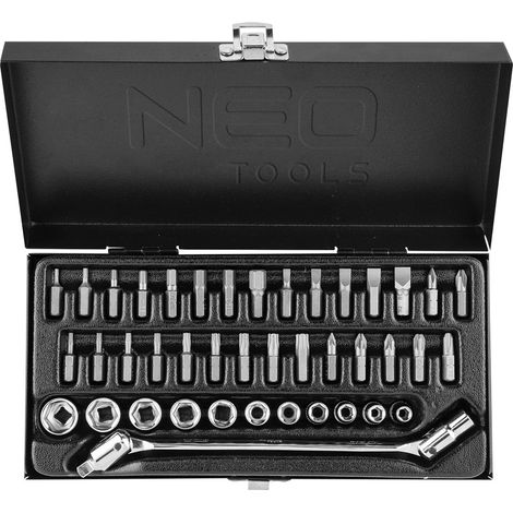 Chiavi a bussola da 1/4", set da 41 (1/5)