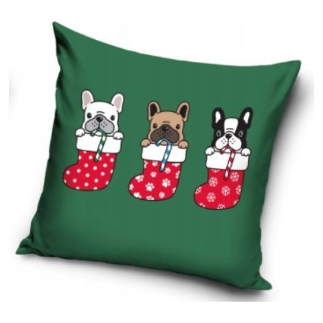 FEDERA 40x40 Cani di Natale tre regali W05P