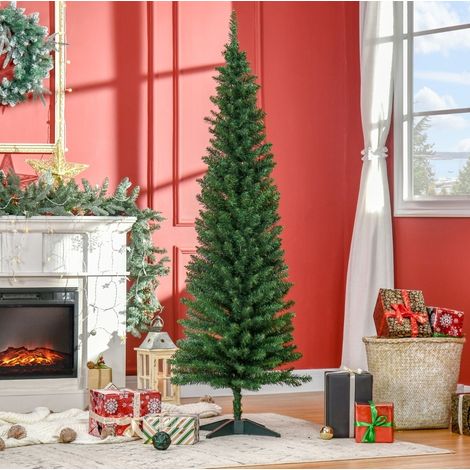 Künstlicher Weihnachtsbaum 180 cm Grün, 390 Zweige mit stabilem Ständer (1/5)