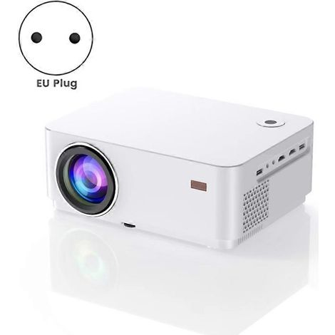 Projecteur LED Full HD D5 1080p 5G WiFi Android avec mise au point numérique intelligente et prise européenne. (1/5)