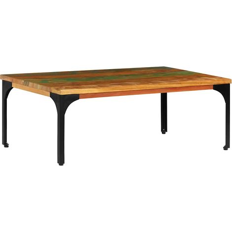 Maison Exclusive - Tavolino da Salotto 100x60x35 cm Legno Massello di Recupero (1/5)