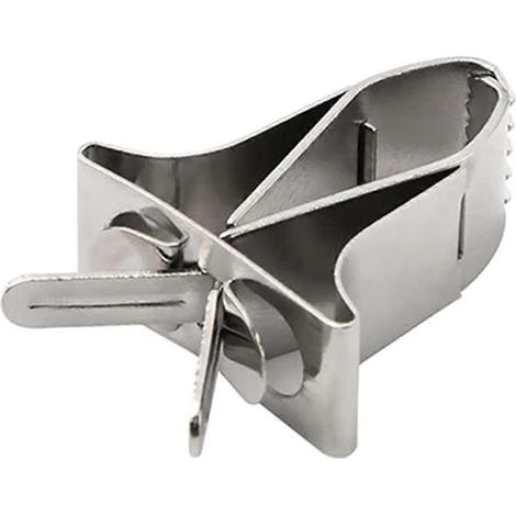 Futterhalter für Papageien, Obst-/Gemüse-/Leckerliclips, Fütterungswerkzeug aus Metall, einfach zu montieren
