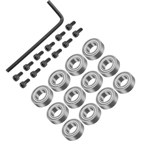 Kit D'accessoires de Rechange de Plusieurs styles Vis Incluses en Acier Argenté pour Réparation et Réglage de Profondeur de Plusieurs styles pour Fraises à Bois Plusieurs styles (1/5)