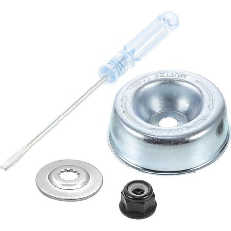 Kit d’adaptation pour lames de coupe-bordures 4 pièces tête d’engrenage de rechange compatible FS120 200 250 56R 80 carter d’engrenages robuste et léger pour jardinage (1/5)