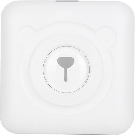 Imprimante thermique de poche portable, mini, pour reçus de questions erronées, fournitures scolaires, format A6, blanc, 203 dpi (1/5)