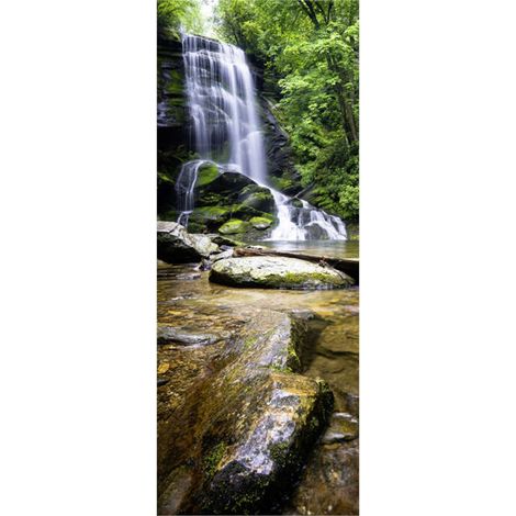 Panneau mural douche en alu-composite VIPANEL - Inspiration Nature Décor Chutes d'Eau 5 - Finition Brillant - 100x255cm (1/5)