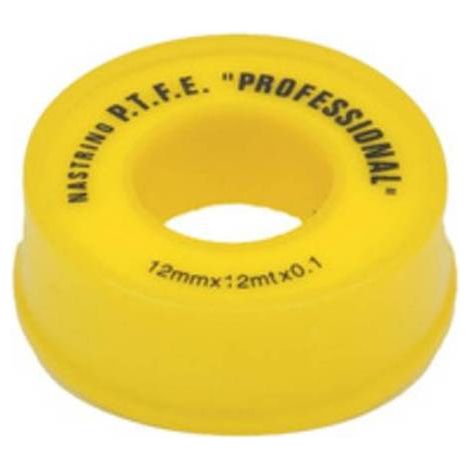 10 x NASTRO TEFLON GAS DA 12X0,1 MM ROTOLO DA 12 M