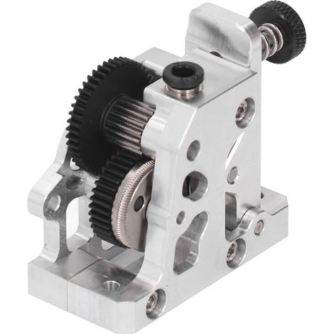 Getriebeuntersetzungsextruder, komplett aus gehärtetem Stahl, Upgrade-Kit für 3D-Drucker, silberfarben (1/5)