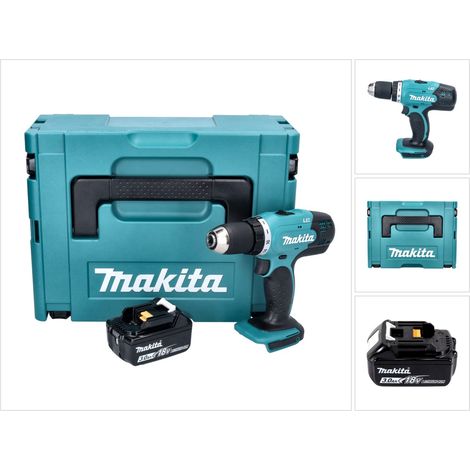 Makita DDF 453 F1J Perceuse-visseuse sans fil 18 V 42 Nm + 1x batterie 3,0 Ah + Makpac - sans chargeur (1/5)
