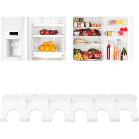 Organisateur coulissant blanc pour aliments pour bébés, à placer au réfrigérateur, adapté aux chapeaux ronds et aux chapeaux en forme d'hélicoptère. (1/5)