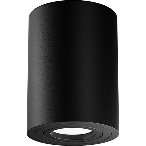 Maytoni plafoniera Atom nera GU10 50W 1 luce alluminio (1/5)
