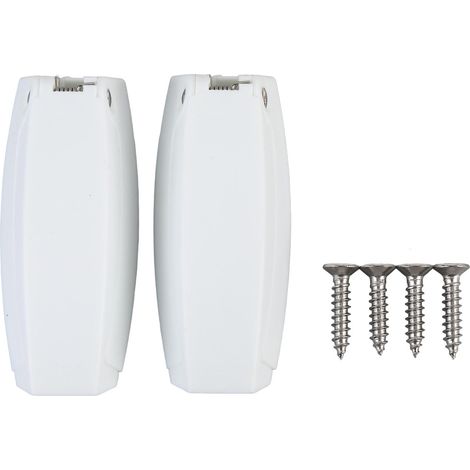 Ortviai Fixation de porte de compartiment pour camping-car – 2 pièces en nylon résistant, facile à installer (1/5)