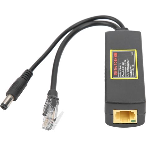 Séparateur POE 60V Haute Pression pour Transmission de Données 10/100M Ethernet, Appareil Réseau Compact (1/5)
