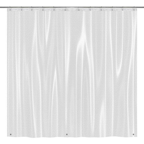 Doublure intérieure de rideau de douche, voilage transparent pour cabine de douche, imperméable, vertical