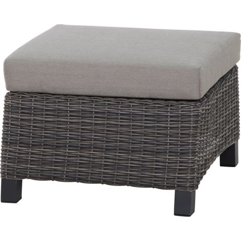 Siena Garden Loungehocker Corido SE Alu, Geflecht, inkl. Kissen (1/4)