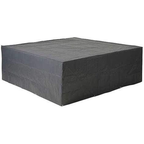 Housse de protection pour salon de jardin bas, Dimensions H70 x 200 x 200 cm