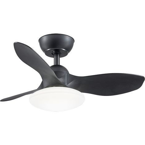 Ventilador Dc Paramo 36w 2880lm Negro 3 Aspas 82d 3000k,4500k,6000k,remoto+tempor+memoria (1/3)