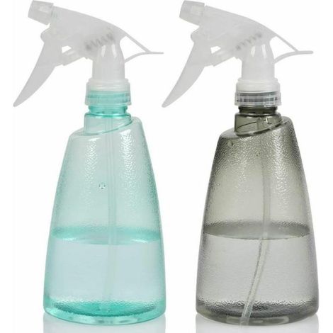 Pulvérisateur portable en plastique - Vert, Gris, 500 ml, lot de 2 (1/5)