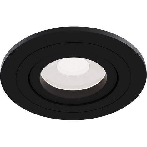Atom Downlight encastré noir, 1 lumière, GU10 (1/4)