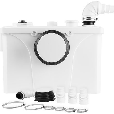 Vingo – Station de relevage eaux usées 700W – Broyeur sanitaire automatique – Capacité 190 L/min – Distance verticale 9 m – Installation facile (1/5)