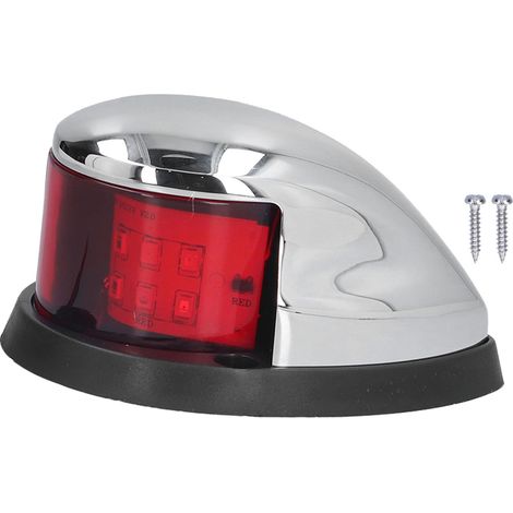 12V Bootsnavigationslicht, rote und grüne LED-Ankersignalleuchte, 12 Stück, wasserdicht, Hecklicht, Decklicht, Boje (Ref. 2506522) (1/5)