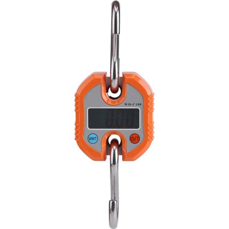 150kg/50g Tragbare Gepäckwaage Elektronische Waage Reisekoffer Digitalwaage(Orange) (1/5)