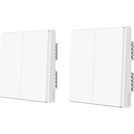 Interrupteur Intelligent, Technologie Zigbee, Télécommande, D1 Pas de Neutre 2KX2 (1/2)